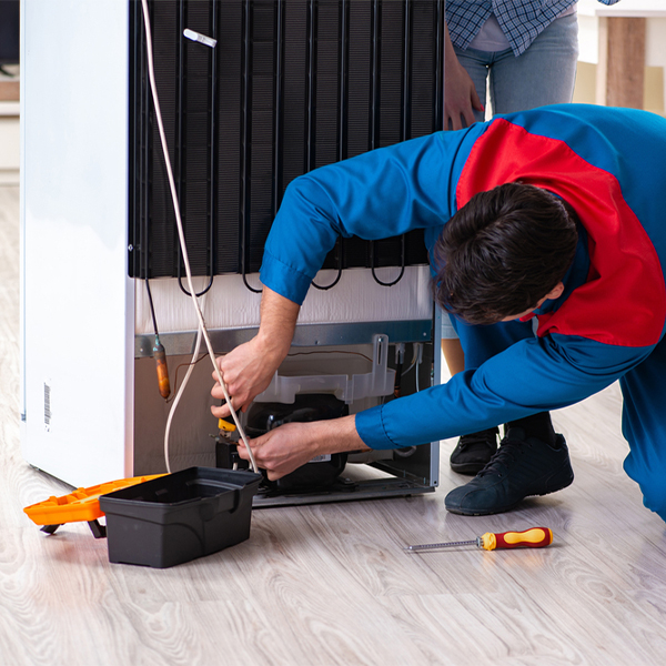 how much do you charge for refrigerator repair services in Newton